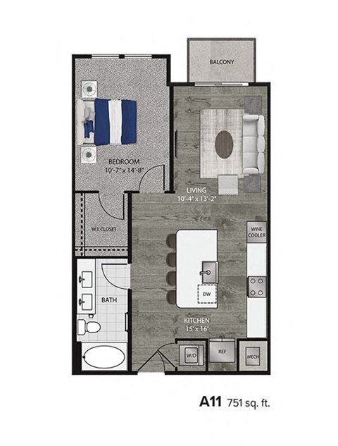 515 W. 20th Street Studio-2 Beds Apartment for Rent - Photo Gallery 45